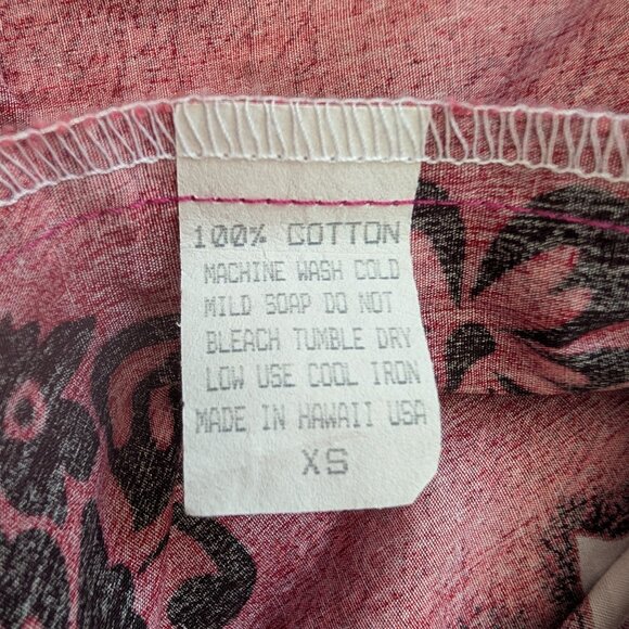 Royal Hawaiian Creations red, black, and white sleeveless dress EUC XS - Picture 8 of 9